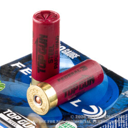 25 Rounds of 12ga Ammo by Federal Top Gun - 1 ounce #7 1/2 steel shot