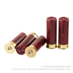 250 Rounds of 12ga Ammo by Federal Upland Steel - 1 1/8 ounce #5 steel shot