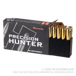 20 Rounds of 30-06 Springfield Ammo by Hornady Precision Hunter - 178gr ELD-X