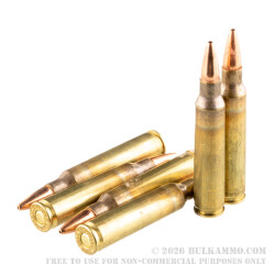 500 Rounds of 5.56x45 Ammo by Hornady Frontier - 68gr BTHP Match