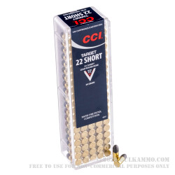 100 Rounds of .22 Short Ammo by CCI - 29gr LRN