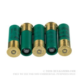 5 Rounds of 12ga Ammo by Remington Slugger - 1 ounce Rifled Slug