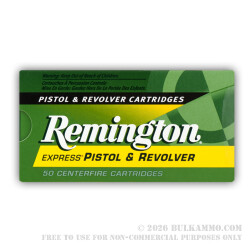 50 Rounds of .357 Mag Ammo by Remington - 110gr SJHP