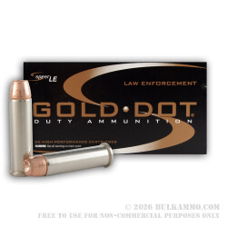 1000 Rounds of .357 Mag Ammo by Speer Gold Dot - 125gr JHP 1000 Rounds of .357 Mag Ammo by Speer Gold Dot - 125gr JHP
