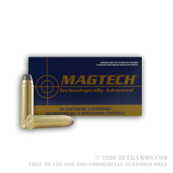 50 Rounds of .357 Mag Ammo by Magtech - 158gr SJSP