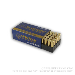 50 Rounds of .357 Mag Ammo by Magtech - 158gr SJSP