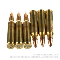 500 Rounds of 5.56x45 Ammo by American Quality Ammunition - 55gr FMJ