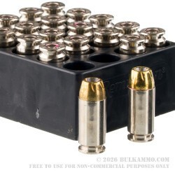 20 Rounds of .40 S&W Ammo by Remington Golden Saber Defense - 180gr BJHP