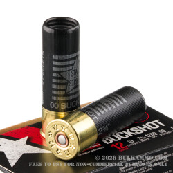 250 Rounds of 12ga Ammo by Stars & Stripes - 00 Buck