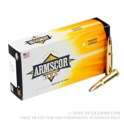 200 Rounds of 30-30 Win Ammo by Armscor USA - 150gr SP
