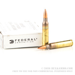 500 Rounds of 5.56x45 Ammo by Federal - 55gr FMJBT 500 Rounds of 5.56x45 Ammo by Federal - 55gr FMJBT