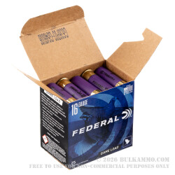 250 Rounds of 16ga Ammo by Federal - 1 ounce #6 shot