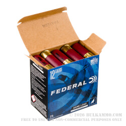 250 Rounds of 12ga Ammo by Federal - 1 1/4 ounce #4 shot