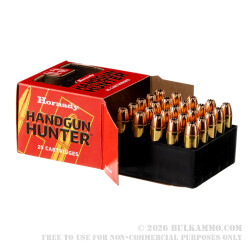 25 Rounds of .357 Mag Ammo by Hornady Handgun Hunter - 130gr MonoFlex