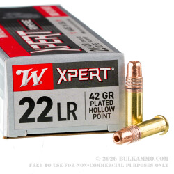 2000 Rounds of .22 LR Ammo by Winchester Xpert - 42gr CPHP 2000 Rounds of .22 LR Ammo by Winchester Xpert - 42gr CPHP