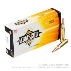 200 Rounds of .308 Win Ammo by Armscor USA - 178gr ELD-X