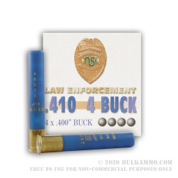 250 Rounds of .410 Ammo by NobelSport -  .4" Buck