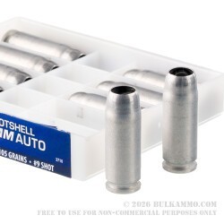 10 Rounds of 10mm Ammo by CCI Pest Control Shotshell - 95gr #8 Bismuth Shot