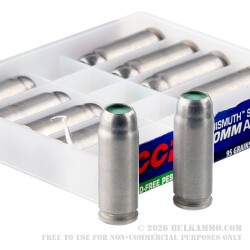10 Rounds of 10mm Ammo by CCI Pest Control Shotshell - 95gr #8 Bismuth Shot