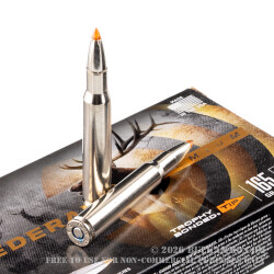 20 Rounds of 30-06 Springfield Ammo by Federal Vital-Shok - 165gr Trophy Bonded Tip