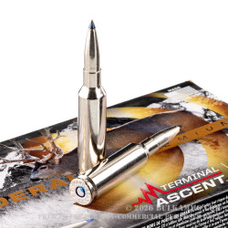 20 Rounds of 6.5 Creedmoor Ammo by Federal - 130gr Terminal Ascent
