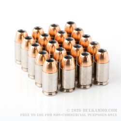 20 Rounds of .45 GAP Ammo by Federal Hydra Shok - 185gr JHP