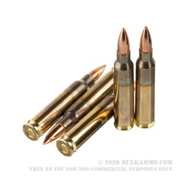 600 Rounds of 5.56x45 Ammo in Field Boxes by Hornady Frontier - 55gr FMJ