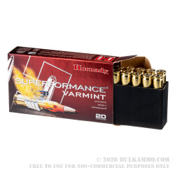 20 Rounds of .243 Win Ammo by Hornady Superformance Varmint - 58 Grain V-Max