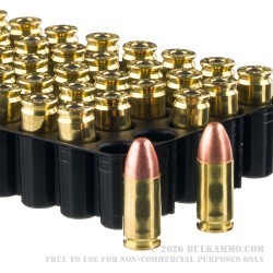 200 Rounds of 9mm Ammo by Federal Champion - 124gr FMJ