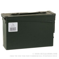 500 Rounds of 5.56x45 Ammo by American Quality Ammunition in Ammo Can - 55gr FMJ