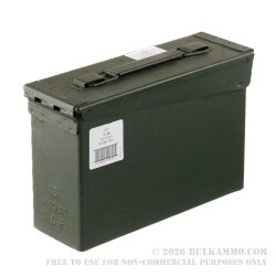 500 Rounds of 5.56x45 Ammo by American Quality Ammunition in Ammo Can - 55gr FMJ