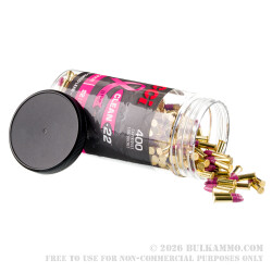400 Rounds of .22 LR Ammo by CCI Clean-22 - 40gr Poly-Coated LRN