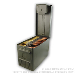 100 Rounds of .50 BMG Linked Ammo by Lake City in Ammo Can - 660 gr FMJ 100 Rounds of .50 BMG Linked Ammo by Lake City in Ammo Can - 660 gr FMJ