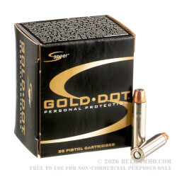 20 Rounds of .327 Federal Mag Ammo by Speer - 100gr JHP 20 Rounds of .327 Federal Mag Ammo by Speer - 100gr JHP