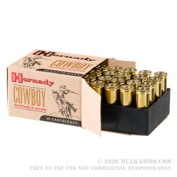 20 Rounds of .45 Long-Colt Ammo by Hornady - 255gr LFN