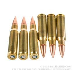 250 Rounds of .308 Win Ammo by Federal American Eagle - 150gr FMJBT