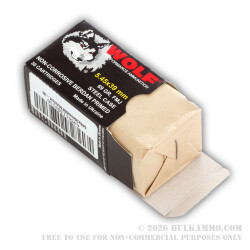 1200 Rounds of 5.45x39mm Ammo by Wolf - 69gr FMJ 1200 Rounds of 5.45x39mm Ammo by Wolf - 69gr FMJ