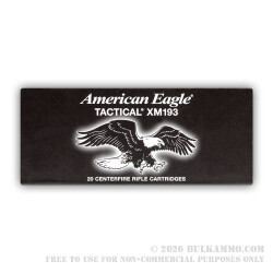 5.56x45 Federal XM193 Ammo In Stock