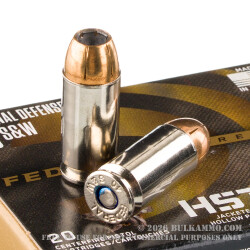 20 Rounds of .40 S&W Ammo by Federal - 180gr HST JHP