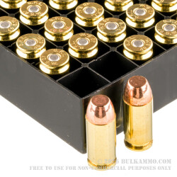 1000 Rounds of .40 S&W Ammo by Fiocchi - 165gr CMJ