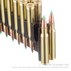 20 Rounds of 30-06 Springfield Ammo by Nosler Ammunition - 180gr Nosler Ballistic Tip