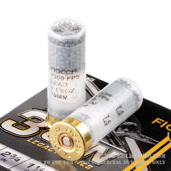 250 Rounds of 12ga Ammo by Fiocchi 3 Gun Match - 1 1/8 ounce #7 1/2 shot