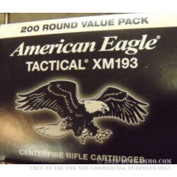 200 Rounds of .223 Ammo by Federal - 55gr FMJ 200 Rounds of .223 Ammo by Federal - 55gr FMJ