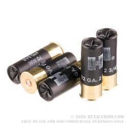 10 Rounds of 12ga Ammo by Hornady BLACK - 00 Buck