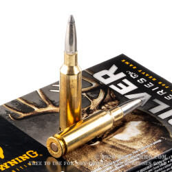 20 Rounds of 6.5 Creedmoor Ammo by Browning Silver Series - 129gr SP