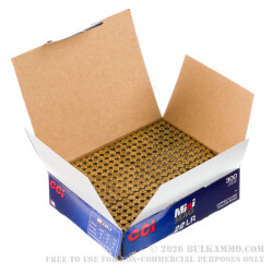 300 Rounds of .22 LR Ammo by CCI Mini-Mag - 36gr CPHP