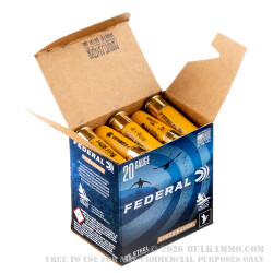 25 Rounds of 20ga Ammo by Federal Speed-Shok - 2-3/4" 3/4 ounce #4 shot