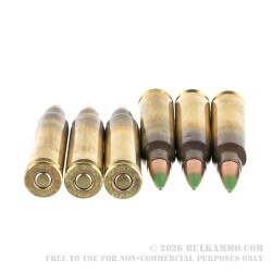 150 Rounds of 5.56x45 Ammo by Winchester USA - 62gr FMJ M855