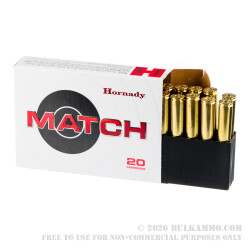20 Rounds of .338 Lapua Magnum Ammo by Hornady - 285gr ELD-Match