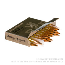 20 Rounds of .300 AAC Blackout Ammo by Sellier & Bellot - 147gr FMJ